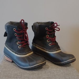 Sorel Slimpack Black Winter/Snow Boots